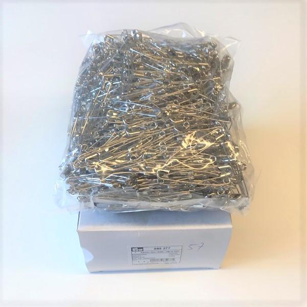 Prym Sicherheitsnadeln 57mm silberfarbig 1000Stck.
